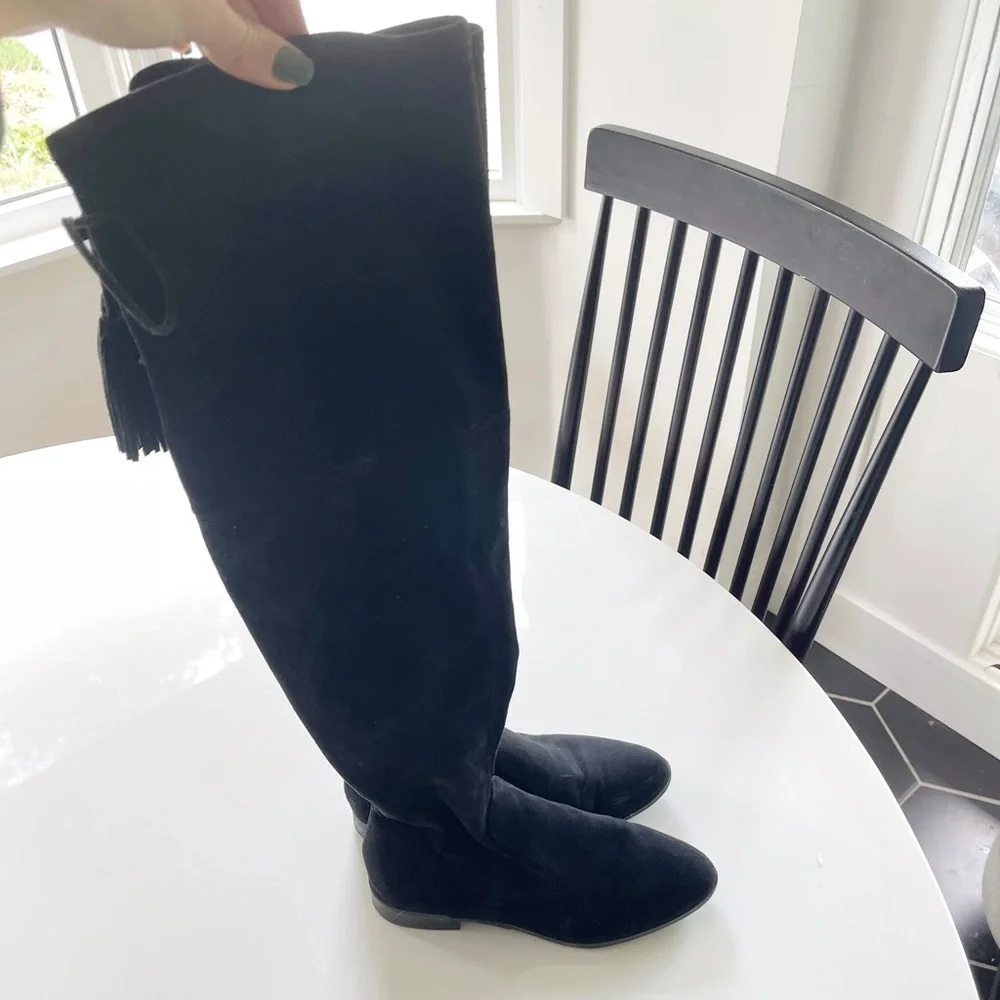 Marc Fisher Olympia Over the knee Boot Black - 7.5